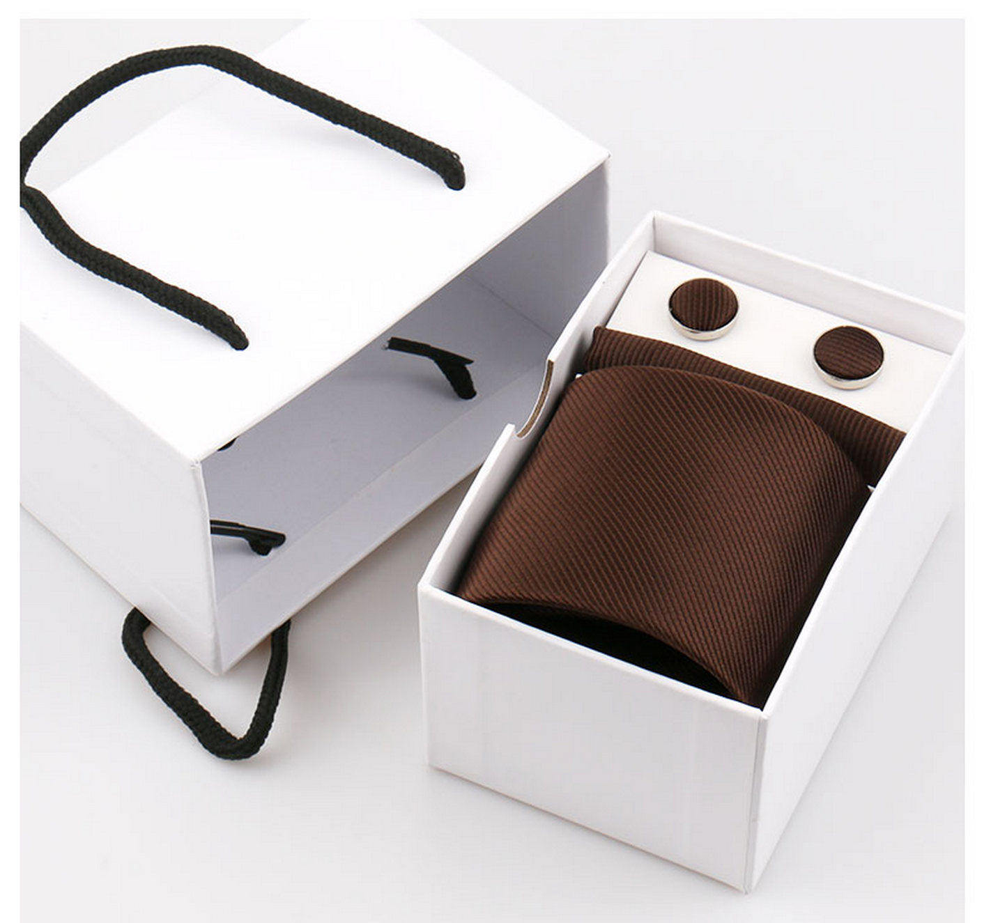 Elegancki zestaw męski: krawat – Neck Tie Set Box recenzja i cena