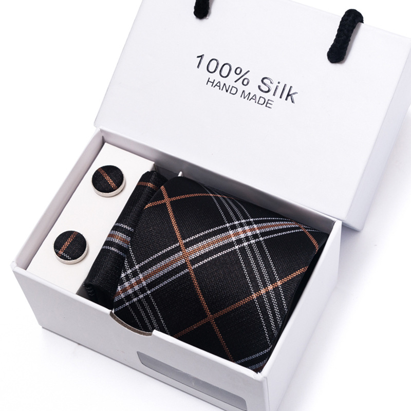 Nowe męskie kwiatowe kropki wi – Neck Tie Set Box recenzja i cena